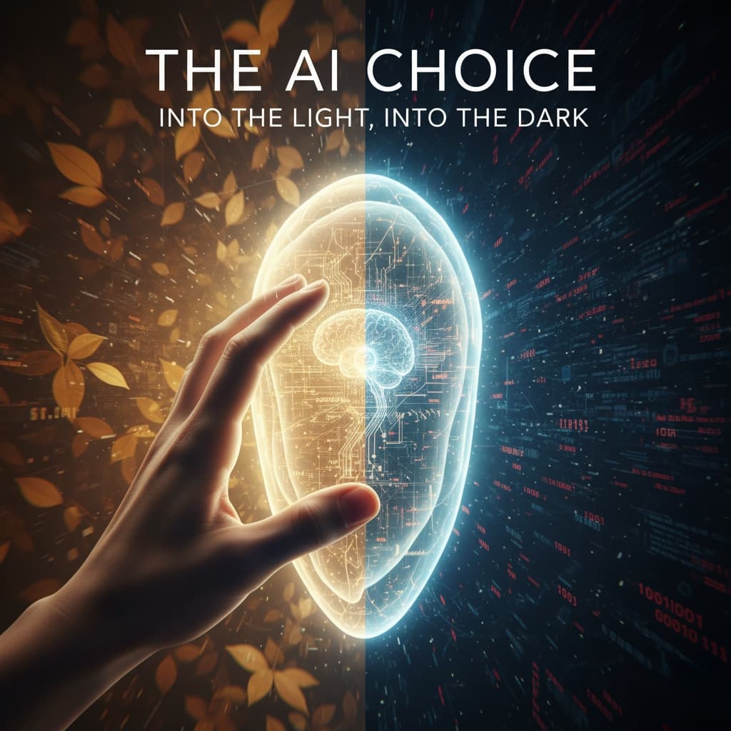 The AI Choice: Into the Light, Into the Dark - Book Cover